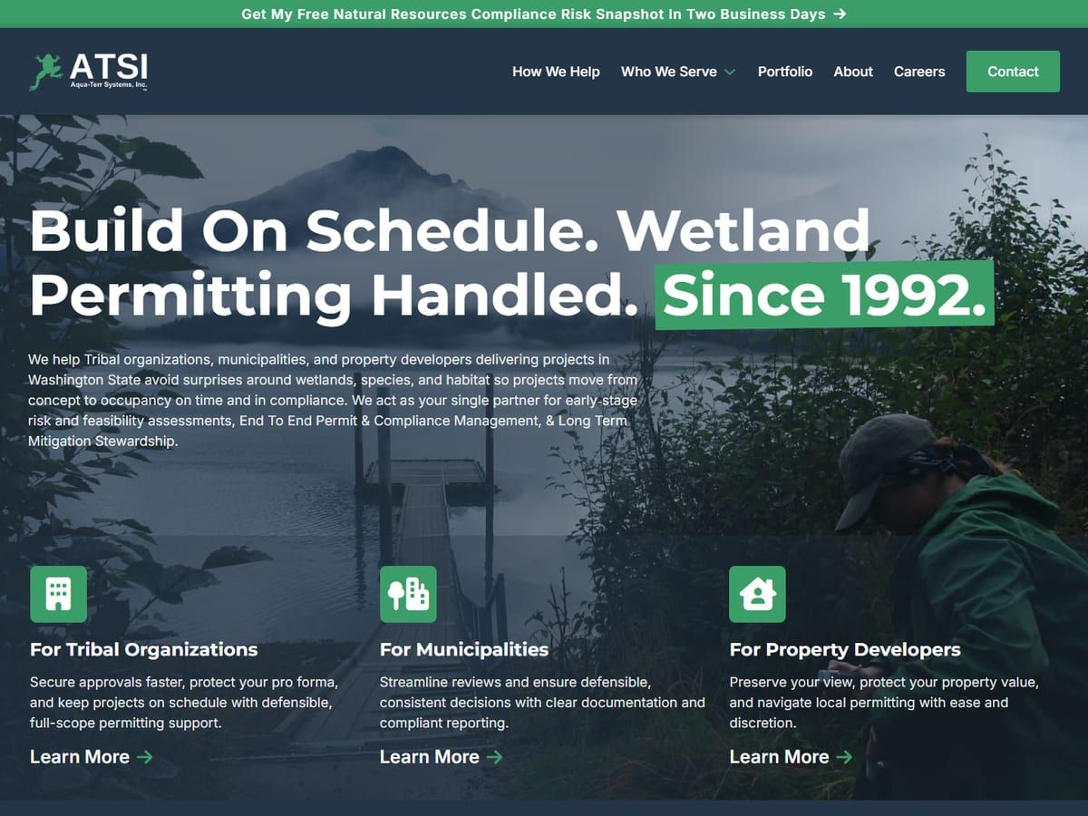Aqua-Terr Systems website