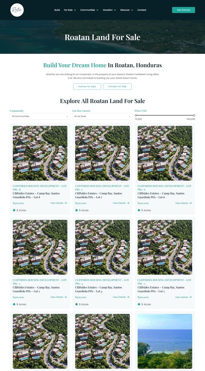Roatan Caribbean Living interior page