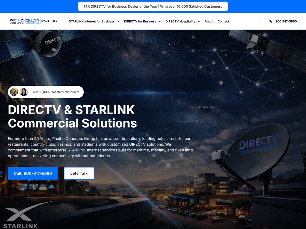 Pacific Concepts website