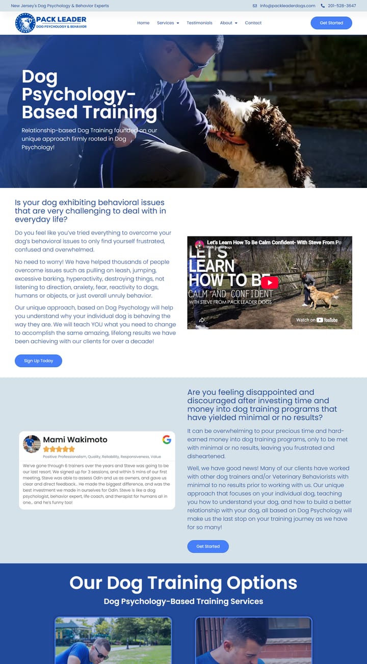 Pack Leader Dogs interior page