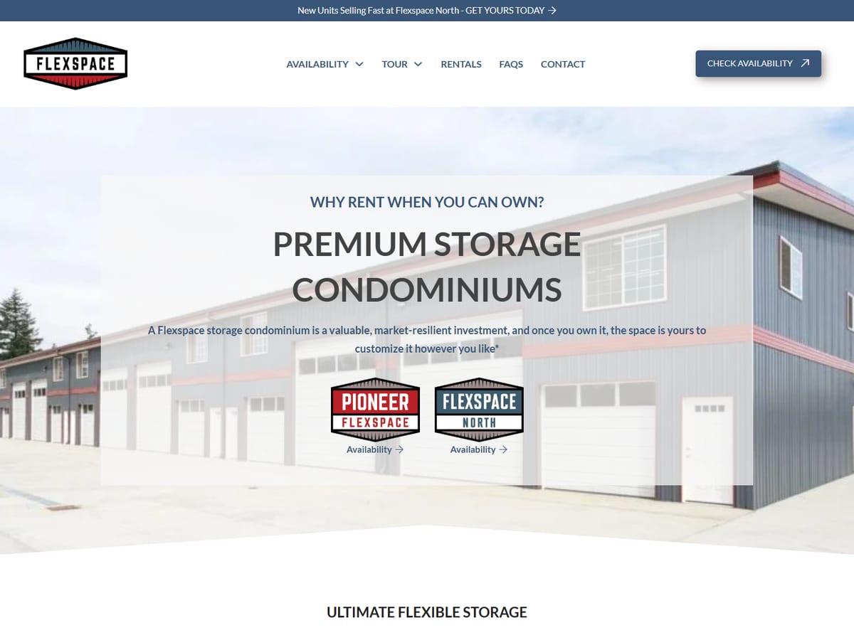 Pioneer Flexspace website
