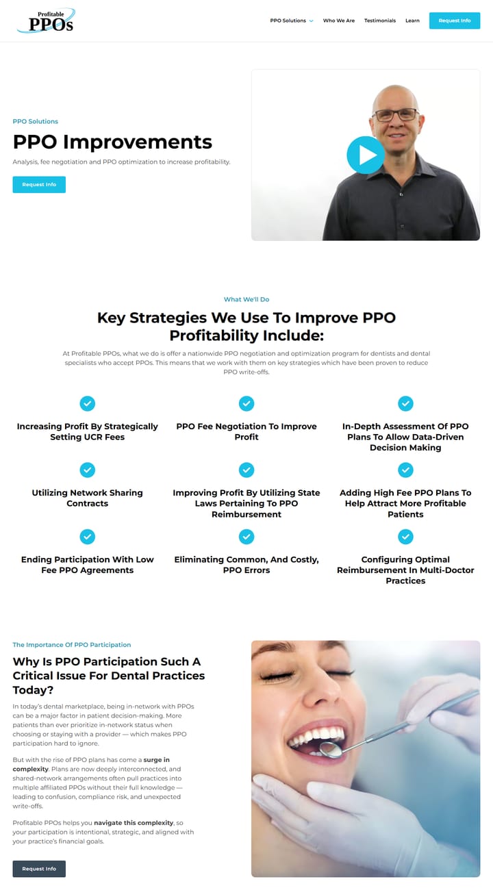 Profitable PPOs interior page