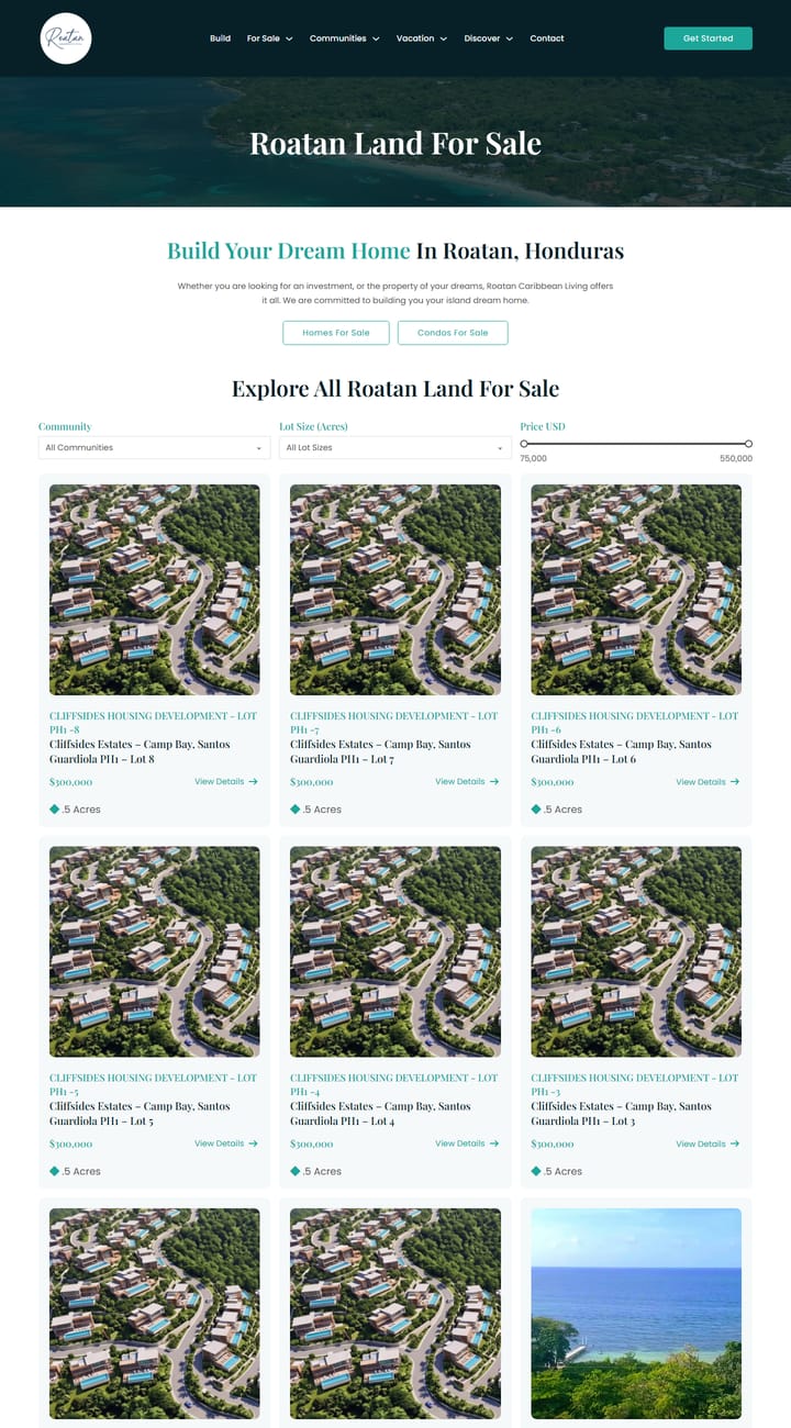Roatan Caribbean Living interior page