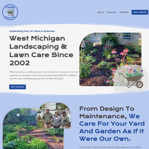 landscaping website design